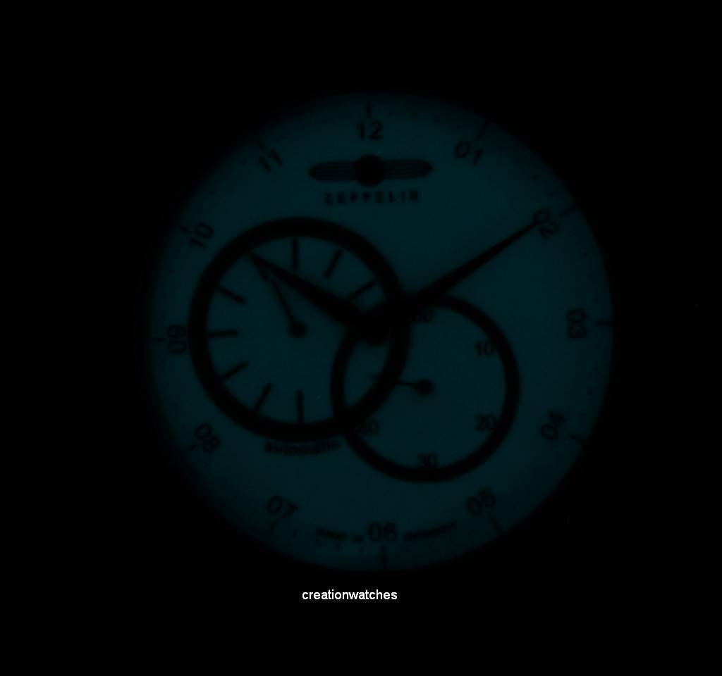 ZEPPELIN Neue Captain's Line Beige Zifferblatt Automatik 8662-5 86625 Herrenuhr