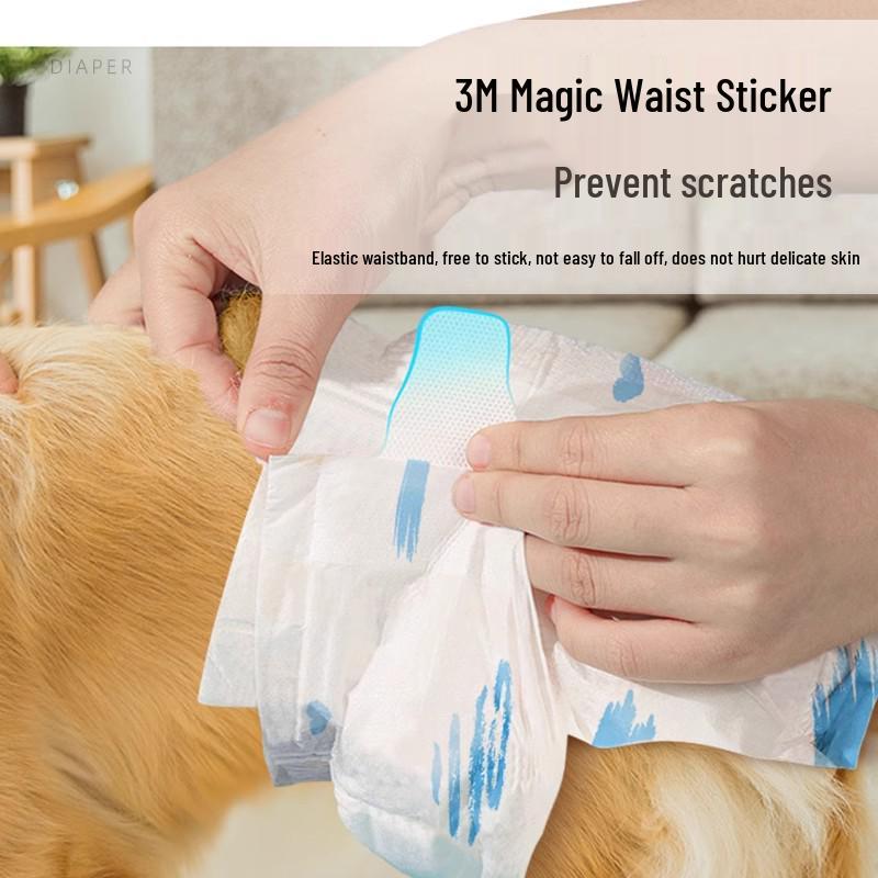 Large Dog Diapers for Female Golden Retrievers - Puppy Menstrual Pants