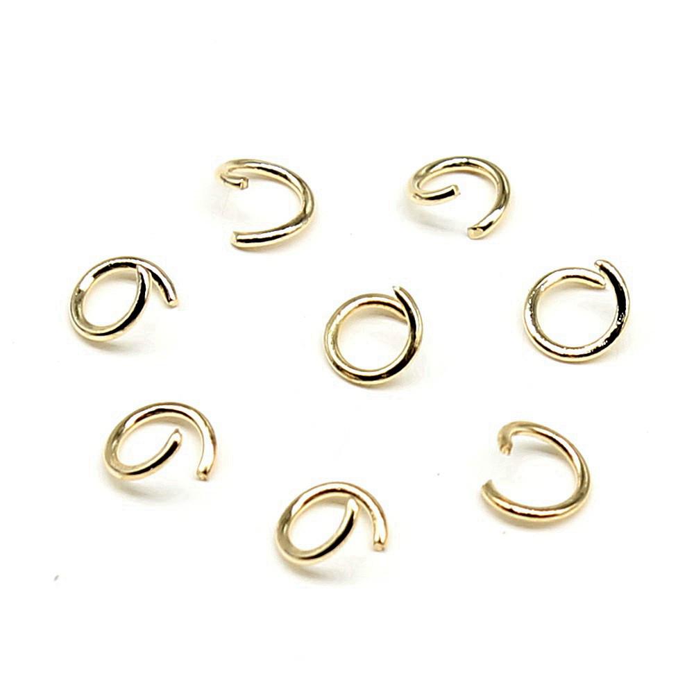 5 Colors 6 Sizes Jump Rings Open Connectors For Jewelry Making Components