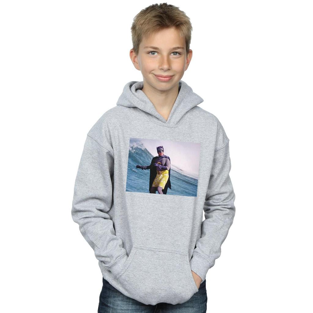 DC Comics Boys Batman TV Series Surfing Still Hoodie