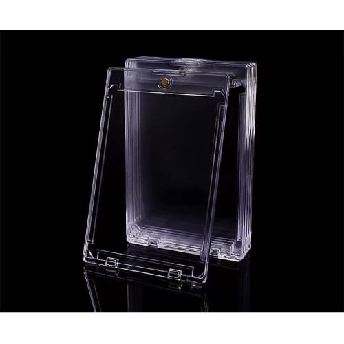 Set of 8 UV-Protected Magnetic Card Loaders for Trading Cards (35pt) - UV Protection, Storage, Protective Case for Collectible Cards, Magnetic, One-To