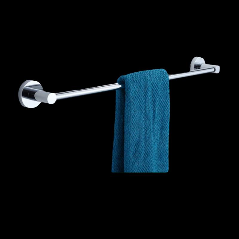 

304 Stainless Steel Single Rod Towel Rack with Base