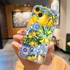 Retro Fruit Lemon Phone Case For iPhone 15 16 14 13 12 11 Pro Max 16E XS XR Max 7 8 16 Plus SE2 Soft TPU Clear Cover