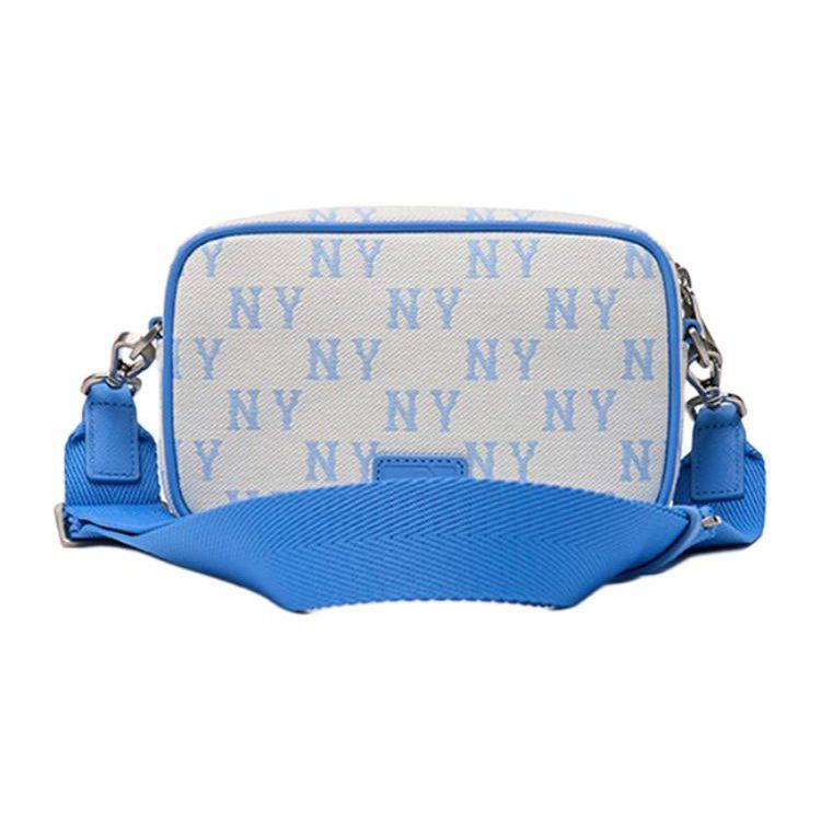 MLB Retro Floral Casual Versatile Fashion Shoulder Crossbody Bag Unisex bags Deep-Sky-Blue 3ACRS014N-50SBD