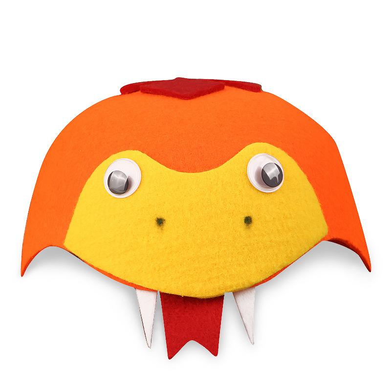 Cartoon Animal Party Kids Hat Children's Day Stage Performance Props Zoo Carnival Felt Hat Zodiac Rabbit Mouse Headdress