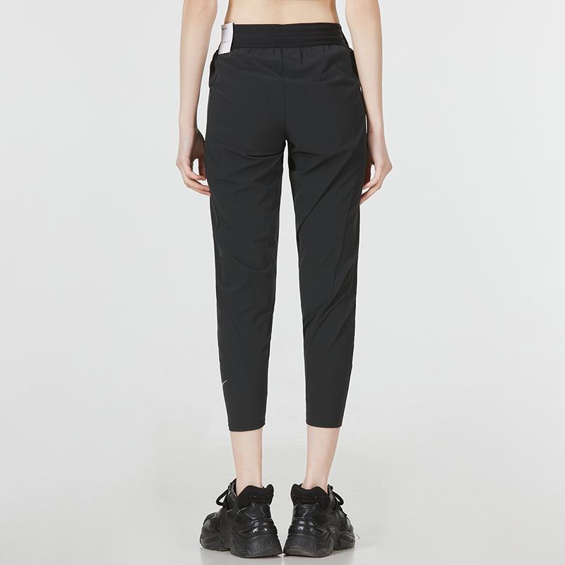 Nike Solid Color Casual Nine-Point Sports Pants Women Bottoms Black DO0773-010