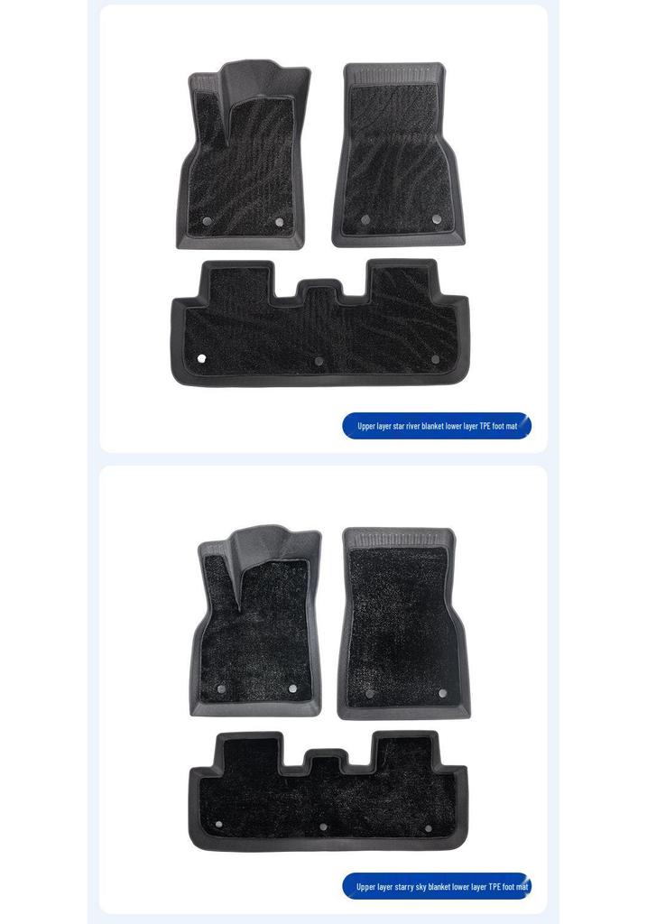 TPE Floor Mats for Toyota CHR 2021 Hybrid - Durable and Wear-Resistant