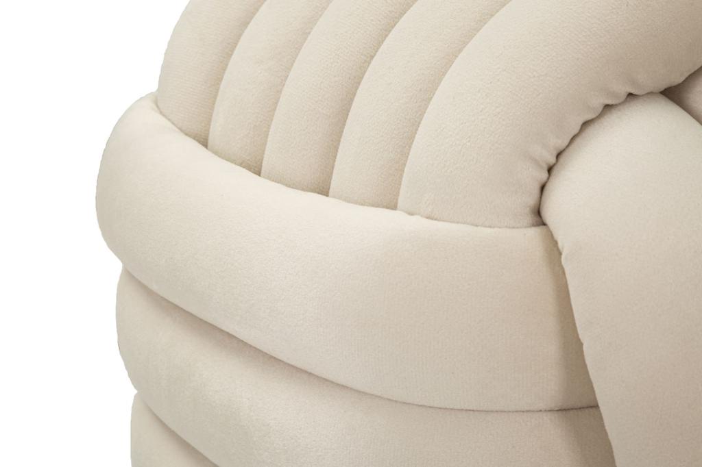 Stool Softy Cream Cm 45X45X45