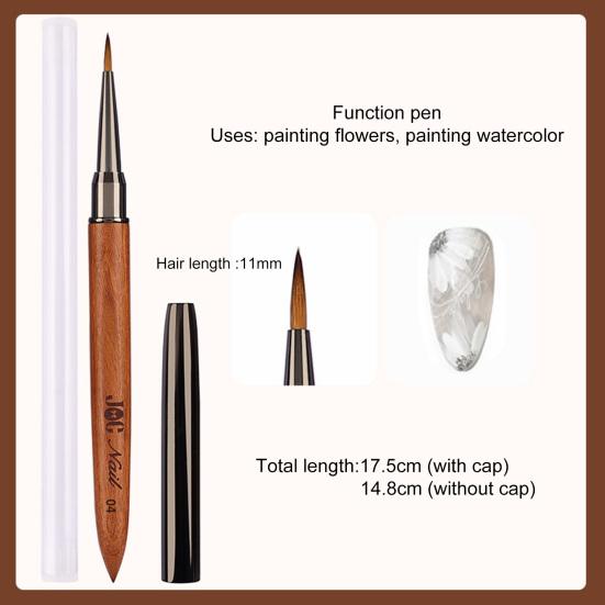 Pen practic Nail Art Smooth Drawing High Tenacity DIY