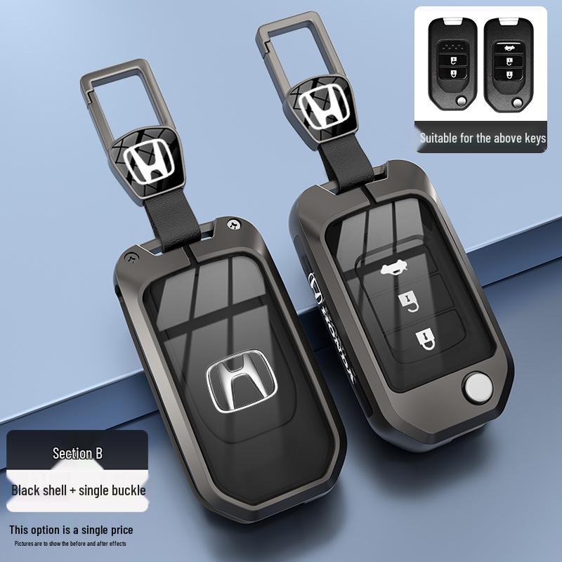 Honda Key Case Compatible with CRV, Civic, Accord, XRV, Vezel, Avancier, Breeze, UR-V, and Spirior Models
