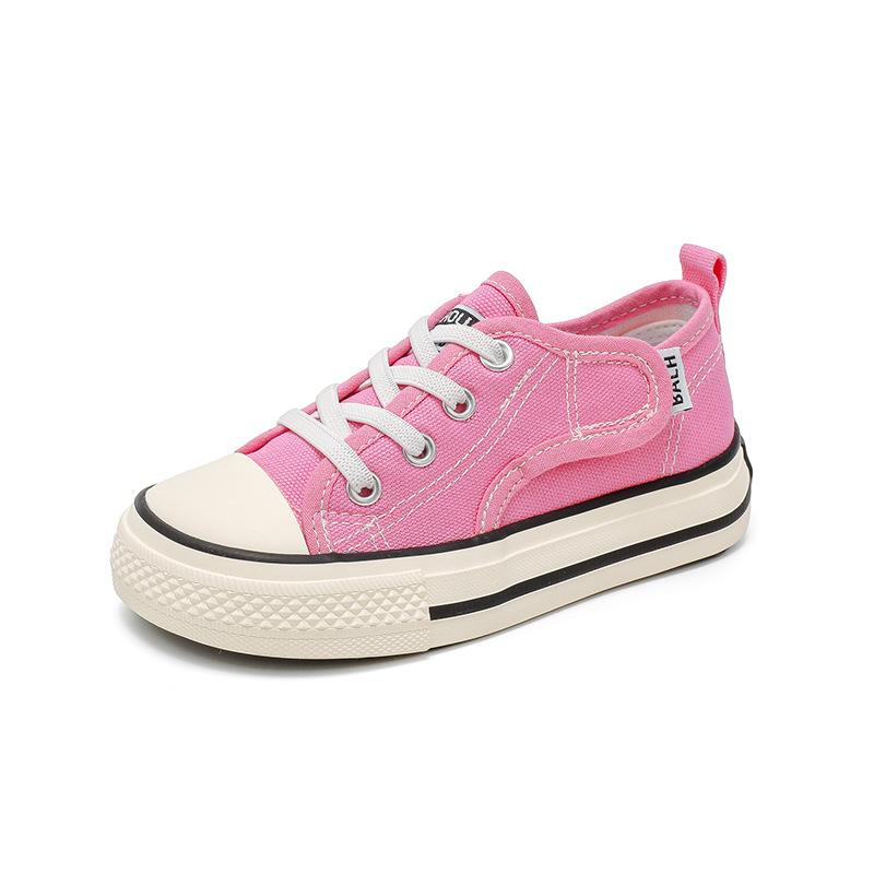 Low-top Canvas Shoes for Children, White Sneakers, New Spring/autumn Styles for Girls, Casual Shoes for Boys, Indoor Shoes for Kindergarten