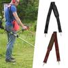 Heavy Duty Trimmer Shoulder Strap Harness Reinforced Metal Adjustable Belt for Yard Maintenance for Grass