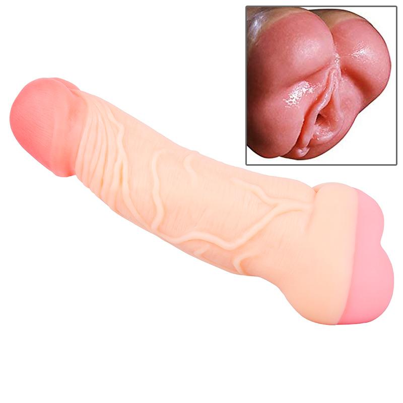 MoDi Reusable Penis Sleeve Extender Realistic Penis Condom Silicone Extension Sex Toy for Men Cock Enlarger Condom Soft Dildo