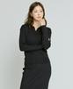 210EDIT Women'S Cable Slit Neck Knit [Navy]_Zf4Sw515