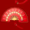 Lucky Money Chinese New Year Red Envelope Spring Festival Blessing Pockets Fan Shape Money Pockets