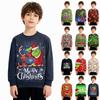 Vánoční mikina Chlapci Dívky Ošklivá Vánoční košile Crewneck Batole Dlouhý rukáv Pulovr Outfit Topy