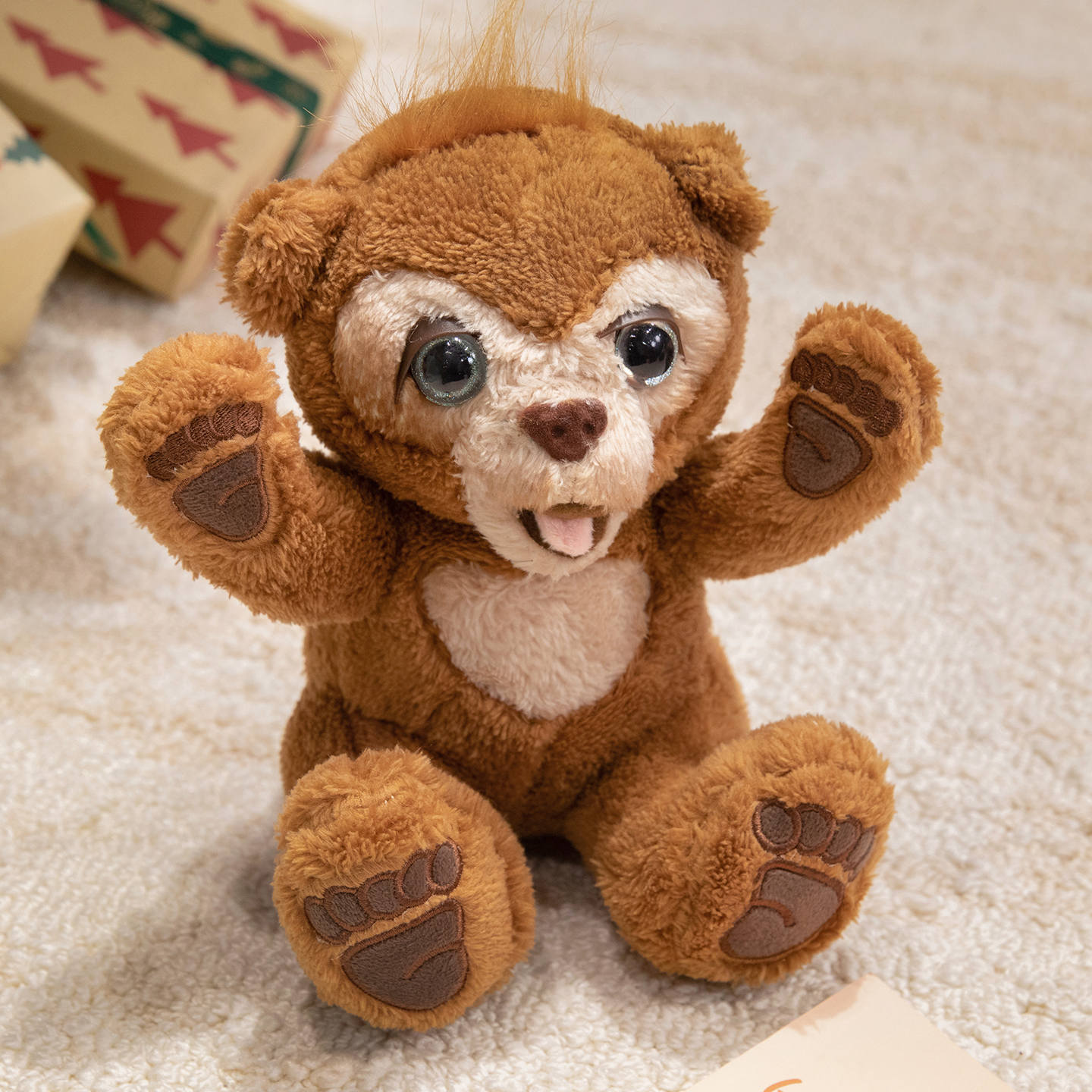 2032Cm Nieuwste Simulatie Nieuwsgierigheid Beer Pop Gevulde Pluche Speelgoedpop Cartoon Anime Schattig Kussen Kinderverjaardagscadeau Leuke Pop 20cm brown