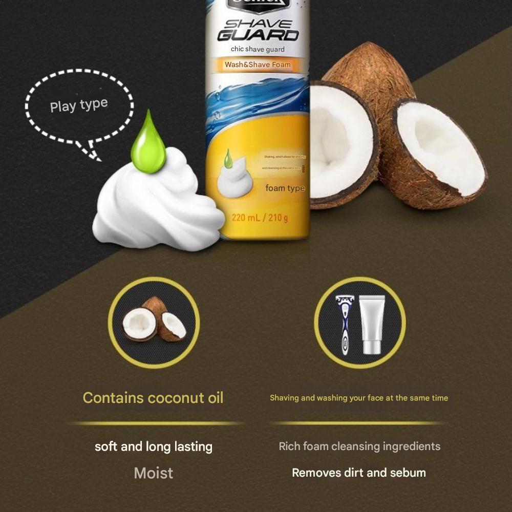 Schick SHAVE GUARD Sensitive Lime Shaving Foam 220ml x 3ea