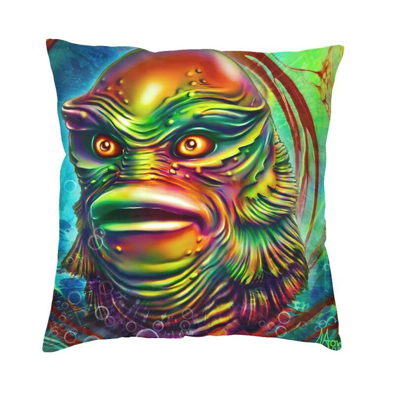 Creature From The Black Lagoon Pillow Case xcm Decorative Comedy Horror Movie Nordic Cushion Cover Velvet Pillowcase