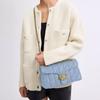 Coach Tabby 26 Quilted Chain Strap Napa Leather Shoulder Bag Medium Women shoulder bag Bellflower-Blue CP150-B4PUB
