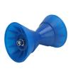 4 Inch Boat Roller Bow Stop with 1 2in Shaft Scratch Resistant PU Blue Trailer Roller Assembly for Yachts