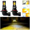 Tricolor Strobe H11 H8 9006 HB4 HB3 9005 H1 H3 H7 880 881 5202 H16 COB Fog Lights LED Bulb Car Day Driving Running Light 3000LM