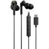 Audio-Technica ATH-CKS330NC BK Earphones, Wired, Type-C, Noise-Canceling, 1.2m U-shaped Cable [No...