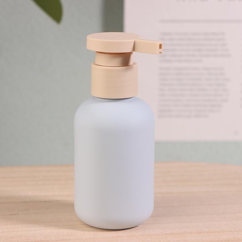 2 ks 100/200 ml Modrá Zelená Růžová Prázdná Plastová Pumpa Láhev na Mléko Šampon Láhev s Víčkem Nádoby na Kosmetiku Plnitelné Lahvičky