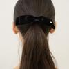 FANTASTIC PLANET Velvet Layered Ribbon Hair Pin (2colors)