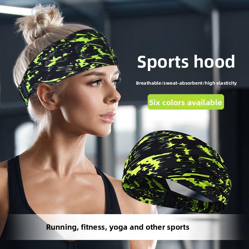 Sweat Absorbing Headband for Basketball Running Yoga Non Slip Antiperspirant Fitness Headscarf