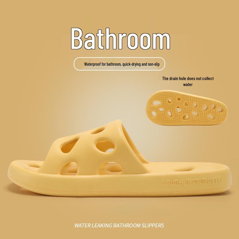 Men's and Women's Quick-Dry Non-Slip Shower Sandals - Summer Water-Permeable Indoor Slippers