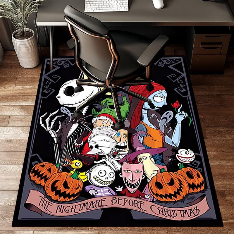 Custom Jack Mat Personalized Name, Polyester Washable Indoor Entryway Rug, Gift for Christmas, Easter, Thanksgiving Day