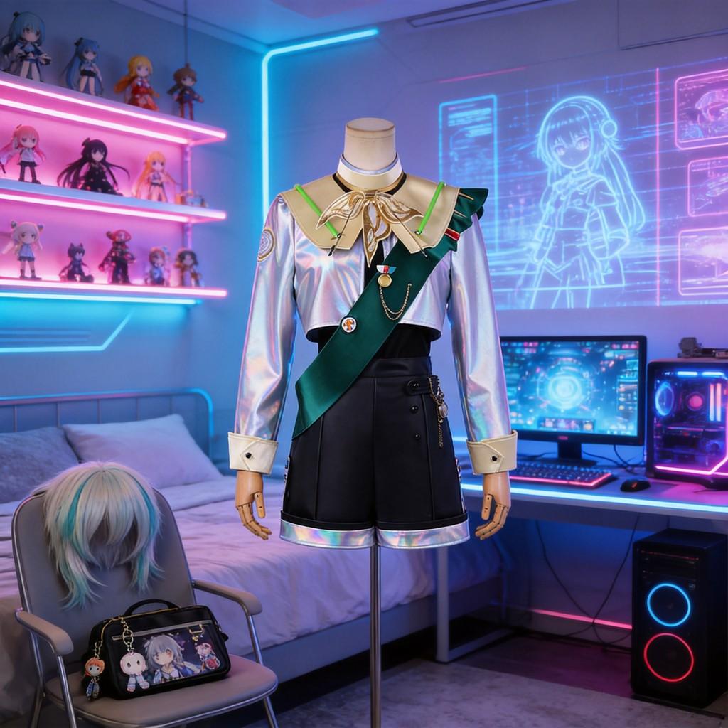Reverse 1999 Silverwing Eagle Cosplay Costume With Faux Leather For Anime Role Play