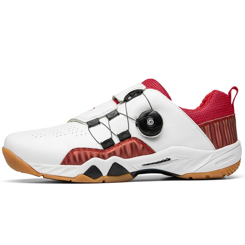 

Новые мужские туфли для бадминтона, роскошные кроссовки для бадминтона, легкие туфли для настольного тенниса, противоскользящие волейбольные кроссовки 45