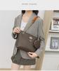 Stylish High-Grade Woven Shoulder Bag and Coin Purse