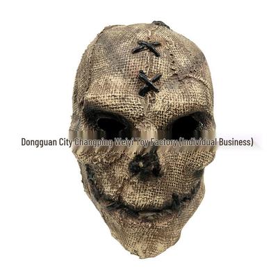 Totenkopfmaske Horror Kopfbedeckung für Halloween Tanzparty Cosplay