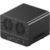 WTR MAX AMD Ryzen 7 Pro 8845HS NAS Mini PC DDR5 5600MHz Obsługuje 4×2.5/3.5"HDD 2×M.2 2280 NVMe Komputer Stacjonarny NAS DIY