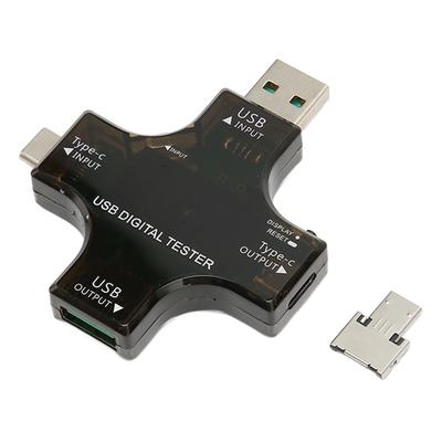 Probador de voltaje y corriente USB C con pantalla LCD, alta precisión, USB tipo C, micro USB, color, 3,6-32 V