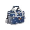 Borsa Termica Pranzo Doppio Scomparto Grande Capacità Portatile A Mano A Spalla Borsa Frigo per Lavoro Scuola Picnic