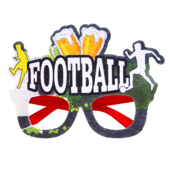 Voetbalfan Brillen Voetbalwedstrijd Voetbal Brillen Fotohokje Props Feest Brillen voor Voetbal Thema Verjaardagen Sportfeesten