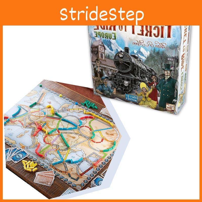 Colorful And Challenging Ticket To Ride Europe Board Game For All Ages