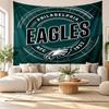 Philadelphia Eagles Wall Tapestry, Soft Fabric Wall Hanging, Decorative Backdrop For Bedroom Home Wall Art