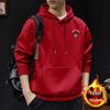Men's Heavyweight Fleece-lined Hooded Sweatshirt, Spring/Autumn Style, New Outerwear