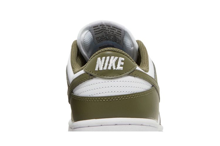Women's Sneakers Nike Dunk Low Medium Olive (Women's) White/Medium Olive-White