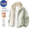 NASA MARVEL Men's Winter Fleece Lined Hooded Jacket