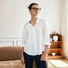 Women's Long Sleeve Shirt Spring Autumn Loose Fit Commuting Elegant Top