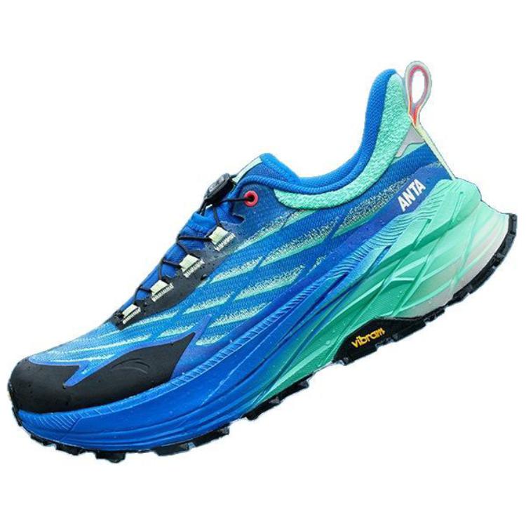 Anta Taihang Sports Comfortable Shock Absorbing Wear Resistant Low Top Running Shoes Men Sneaker Black Green 112345588-5