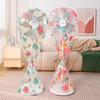 Floor Fan Cover Washable Waterproof Dustproof Standing Round Electric Fan Protective Cover Household Universal Storage Cover