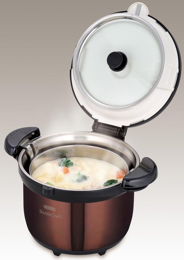 THERMOS Shuttle Chef Vacuum Insulated Cooker Clear Brown CBW 3.0L KBG-3000