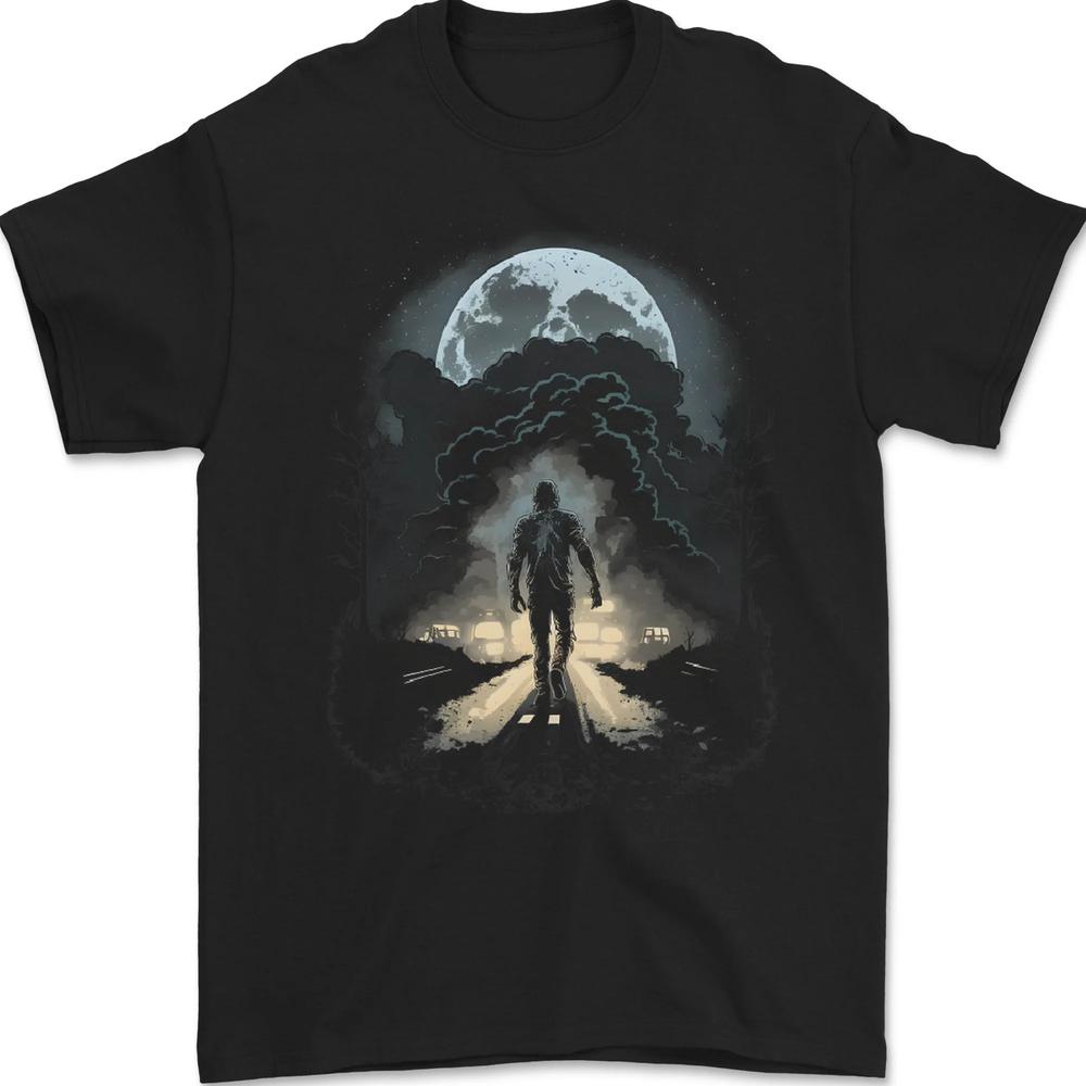 Zombie Street Halloween Unisexs TShirt 100 Cotton